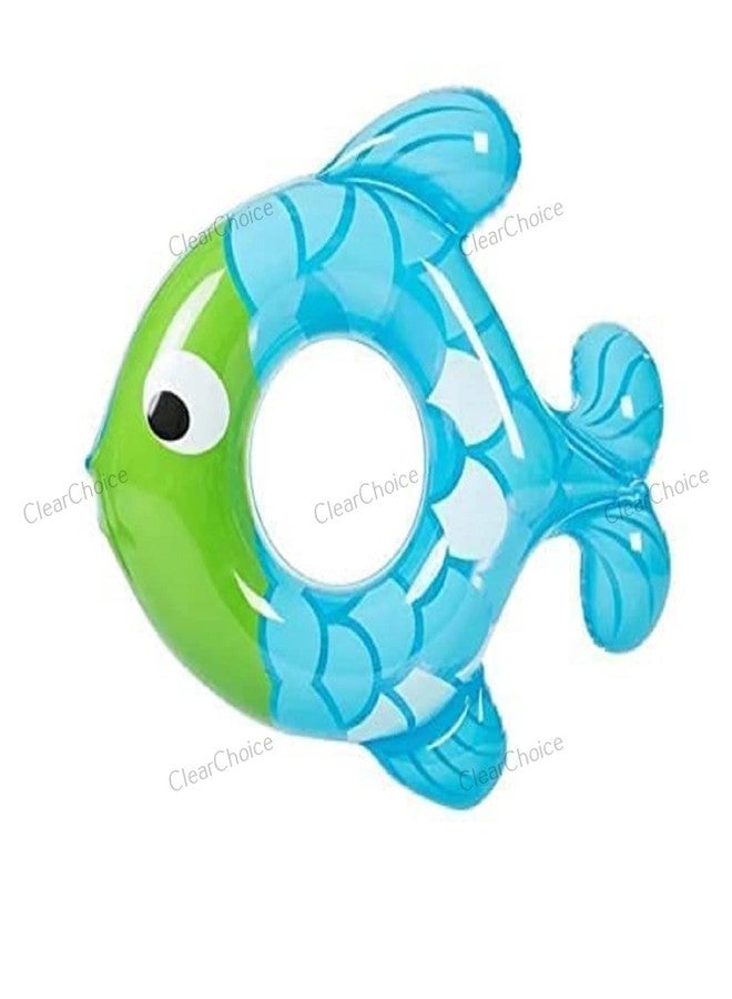 ClearChoice:- Fish Swimming Ring for Kids Girls,Boys,Kids Inflatable Swimming Tube(Multi Color)(3-5 Year)(1 PIS) - Image 4